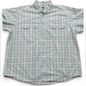 Ariat Pro Series Men’s XXL Plaid Long Sleeve Performance Fishing Shirt
